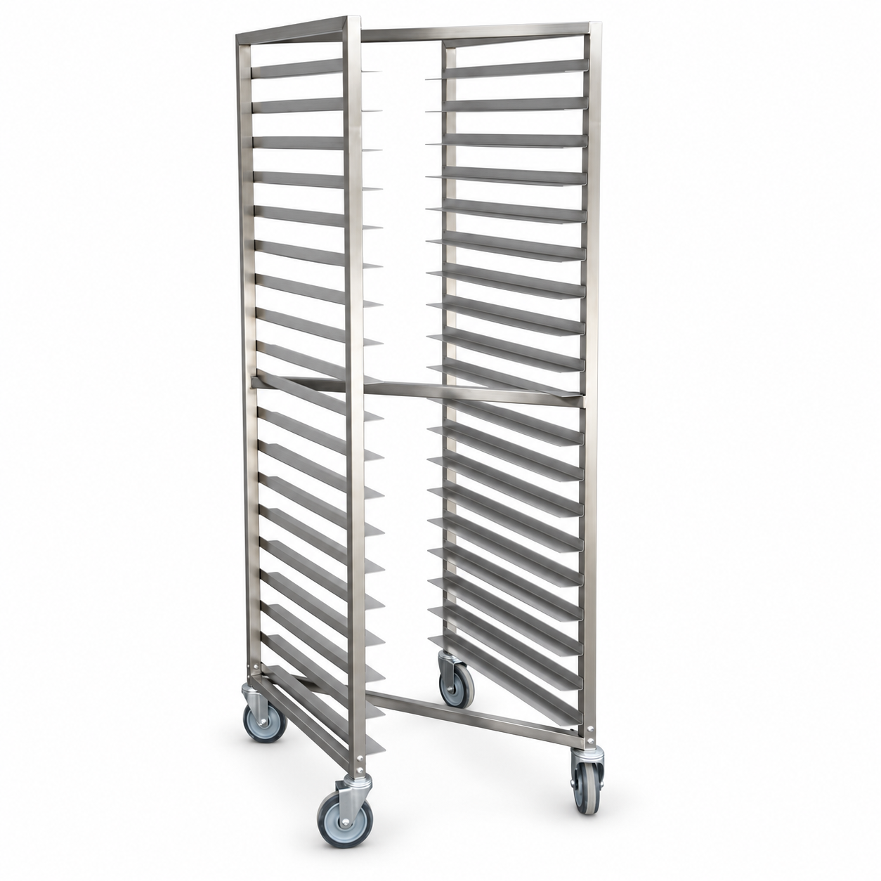 Custom bakery rack for 20 full-size sheet pans
